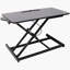 Bureau pour ordinateur portable à hauteur ajustable, station de travail assis-debout réglable avec plateau pour clavier, noir-559468995