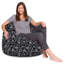 Fauteuil à billes pour enfants, adolescents et adultes - Rempli de perles souples, comprend une housse amovible et lavable à la machine - Plusieurs couleurs, tailles et tissus, y compris nylon doux et toile avec motifs-1444406159-1446479214