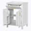 Ensemble de meuble-lavabo simple 24,2 po avec plateau en céramique Sarjeet-2007654914