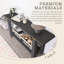 Console moderne minimaliste, canapé d'entrée en bois massif avec détails en métal-1573730378