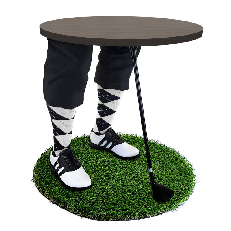 Table de bout abstraite, Argent