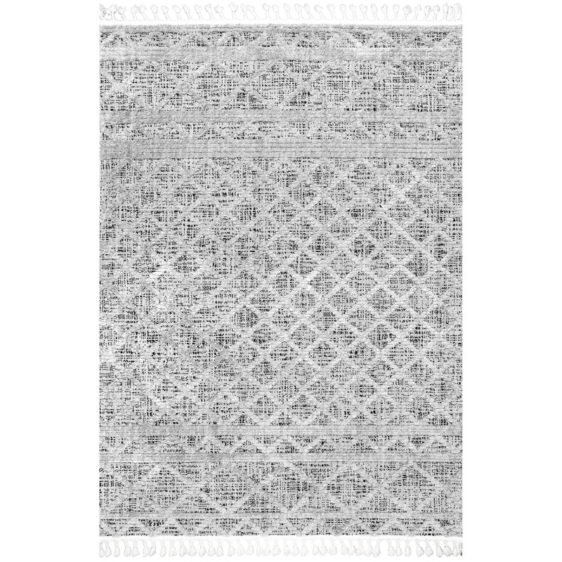 Tapis gris Cantero, Rectangle 4 pi x 6 pi 8 po