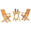 Solid Wood Patio Dining Set Table,-1883072874