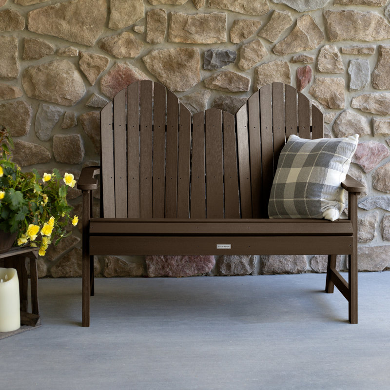 Banc d'extérieur 4 pieds Chalee, Gland de chêne vieilli
