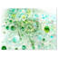 Molécules de fractal-bleu-vert-impression d’art graphique-35109242-35109243