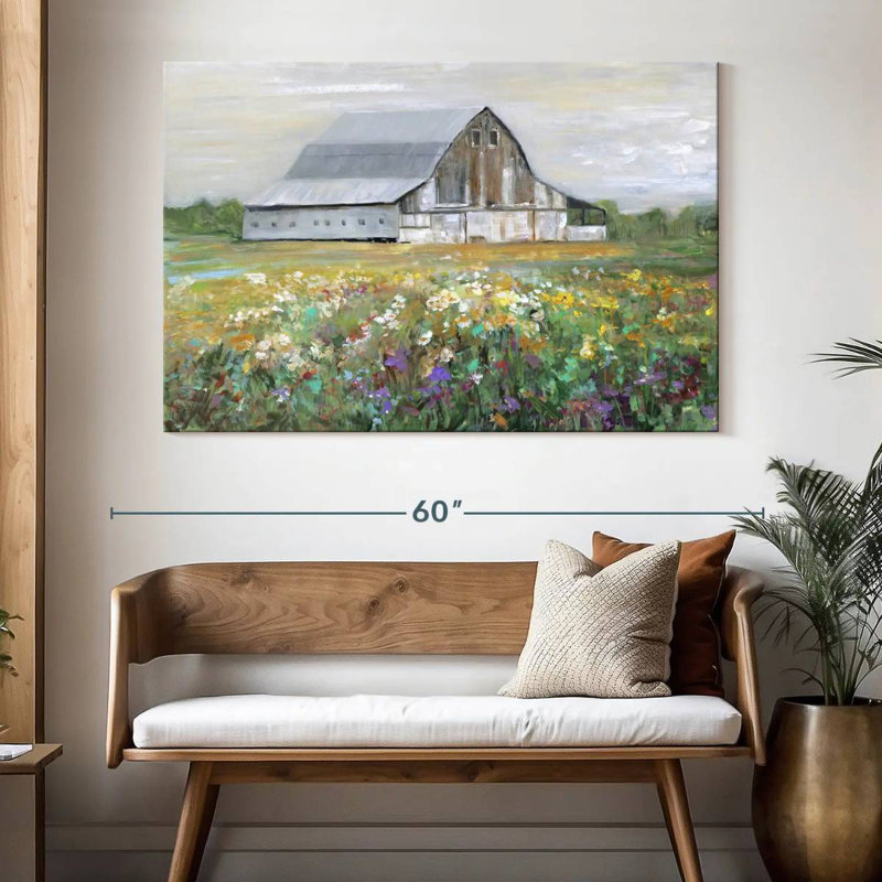 Country Fields, 34" H x 51" W
