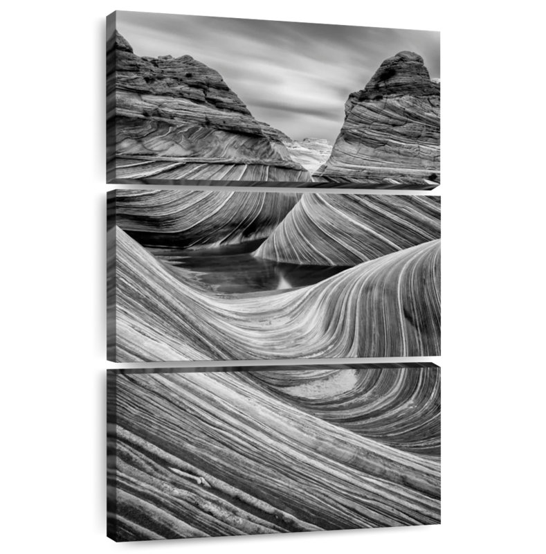 Alvord la vague monochrome, H 45 po x l 28 po