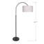 Snaresbrook 63.5'' Arched Floor Lamp-459269720-459269721