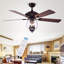 Ventilateur de plafond à 5 pales 52 po avec ensemble d’éclairage inclus Baldy-51486643