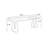 Black Rectangular Solid Wood Writing desk-661837909