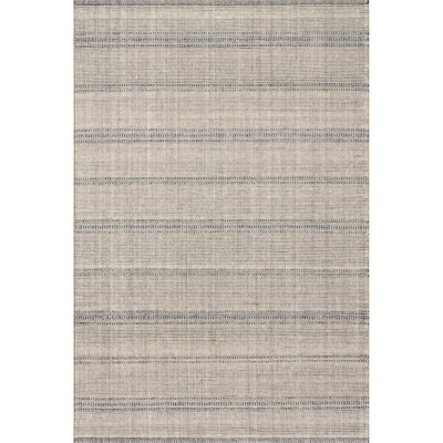 Garnet Striped Wool Area Rug