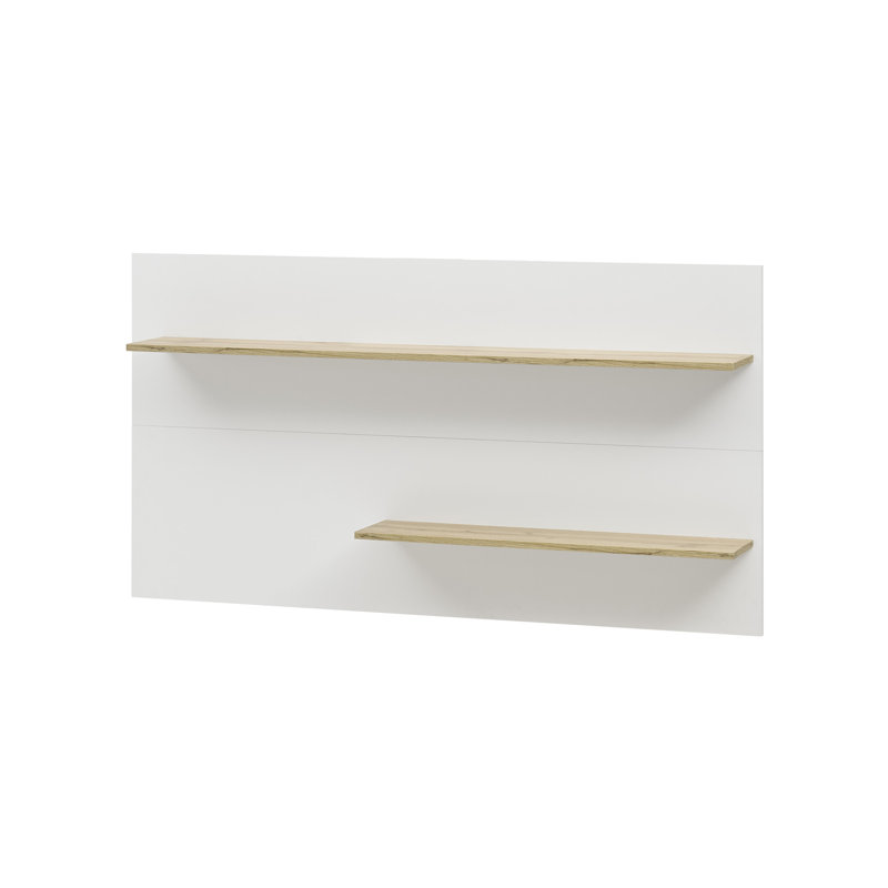 Brookhn, White/Nature, 170cm H x 150cm W x 18cm D