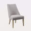 Ensemble de 2 chaises de salle à manger rembourrées-1261796989
