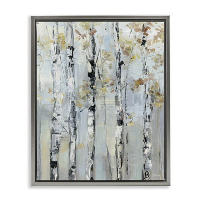 Abstrait de bouleau d'automne