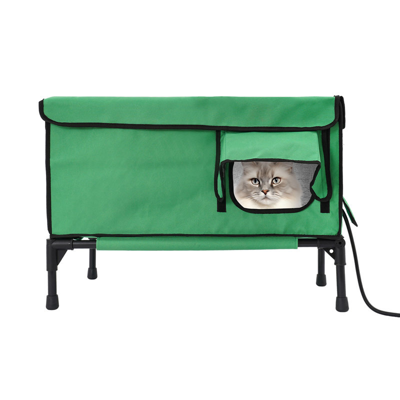 25.6*16.5*11.8 In Elevated Heated Cat House