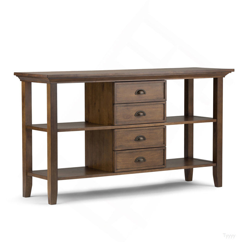 Redmond - Console de canapé - Brun rustique naturel vieilli
