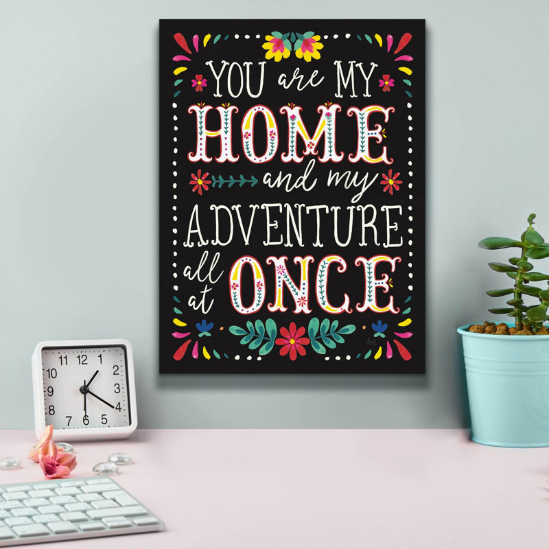 «Floral Fiesta Inspiration 1» par Laura Marshall, art mural sur toile, H 16 po x l 12 po x P 0,75 po