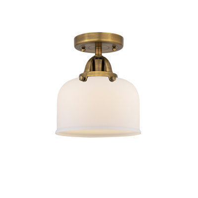 Glass LED Semi Flush Mount