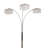 84" 3-Shade Crystal-Inspired Arch Floor Lamp – Luxurious Lighting for Any Room-448286218