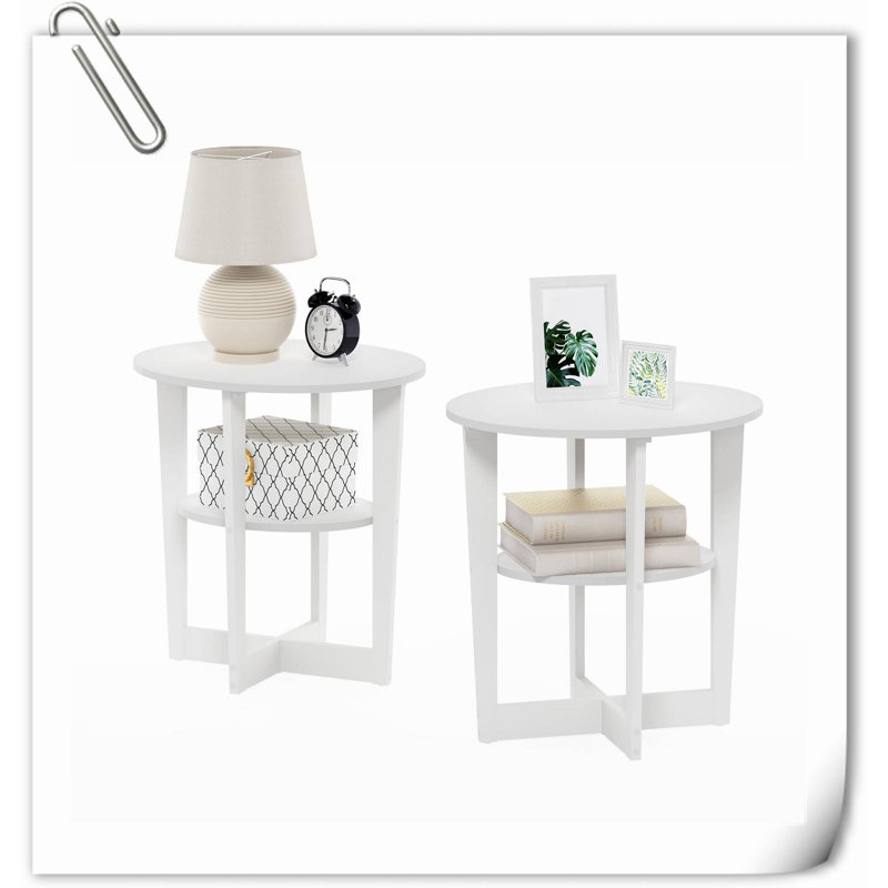 Table de bout avec rangement Makaira