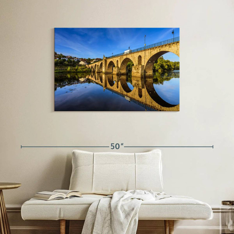 Ponte Da Barca Bridge, 26" H x 39" W
