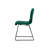 Langridge 19.5'' H Velvet Upholstered Metal Side Chair-1552047591