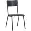 Loredana 46cm H Stacking Side Chair in Black-1487969759