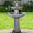 SunJet 43.3" High 3-Tiers Outdoor Garden Fountain