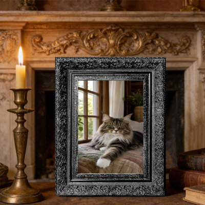 5" x 7" Black 3 PCS Photo Frame for Desk Decor Picture Frame