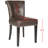 Ring 20.7'' H Leather Upholstered Parsons Chair