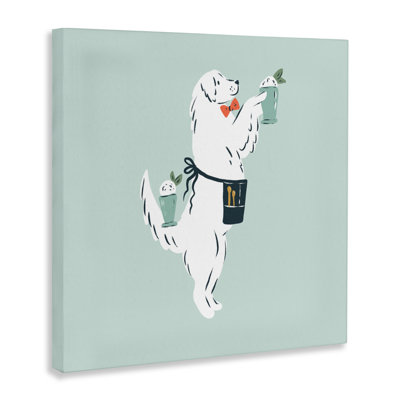 «Mint Julep Dog Canvas» par Krissy Mast