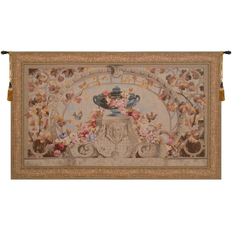 Beauvais Loom Woven Cotton Blend Wall Hanging