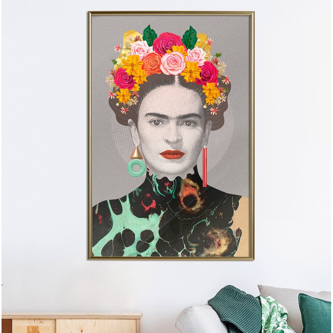 Gerahmter Grafikdruck Charismatic Frida