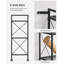 80cm W Shelving Unit with Wheels
