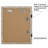 Wiedeman Kids Art Frame 10 x 12.5” with 8.5 x 11” Mat - Composite Wood with Glass (Set of 2)-828873364