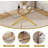 Elegant Rectangle Glass Dinning Table Set-201090899-201090898-201090896