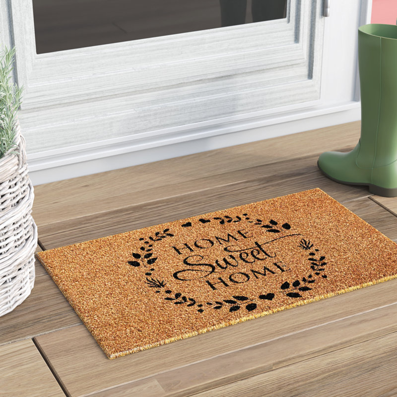 Carlasia Non-Slip Outdoor Doormat