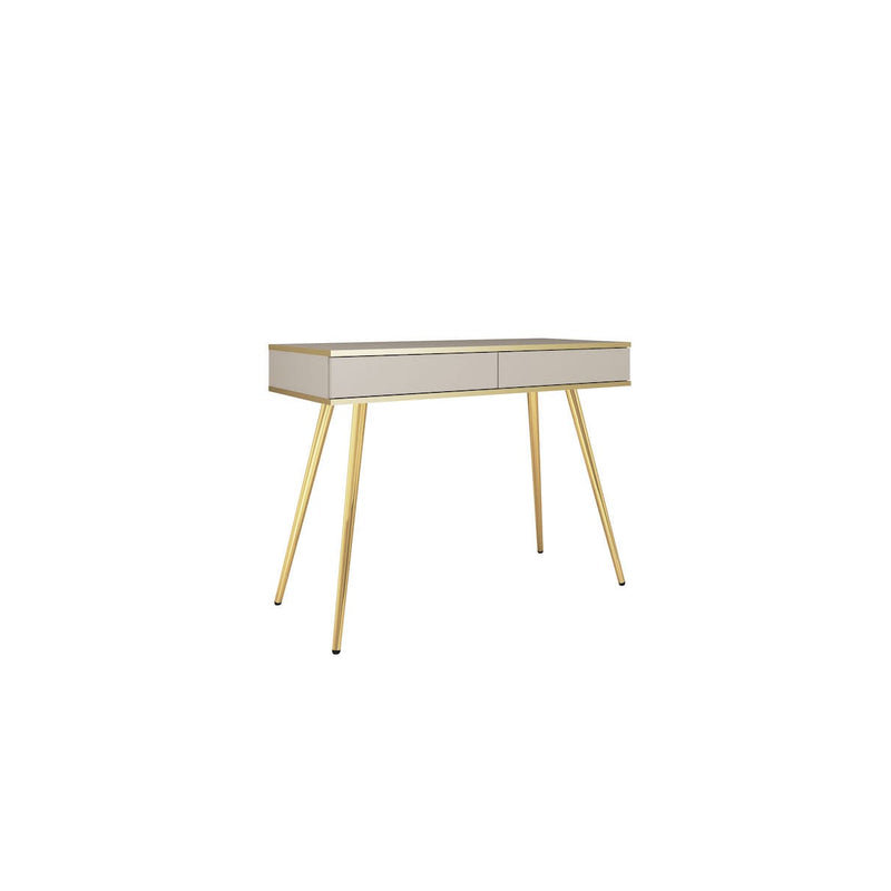 Oro Coffee Table with Storage, Black/Beige