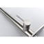 Robinet d'évier de cuisine à poignée simple en acier inoxydable avec douchette extractible-116628729