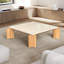 Table de salon carrée en bois massif avec trou en pierre-106226922-106226923