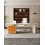 Light Luxury Desk Sintered Stone Desktop and Drawers-237569175