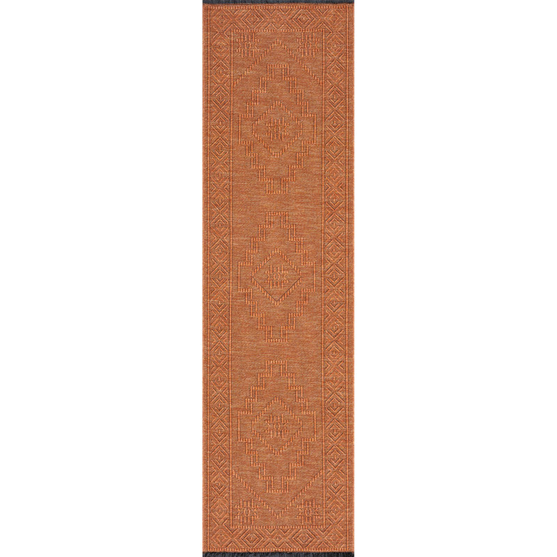 Tapis d'intérieur antidérapant Brenly, Tapis de couloir 2 pi 3 po x 7 pi 7 po