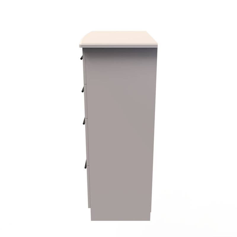 Fully Assembled Alexionna 4 - Drawer Chest of Drawers, Kashmir Matt