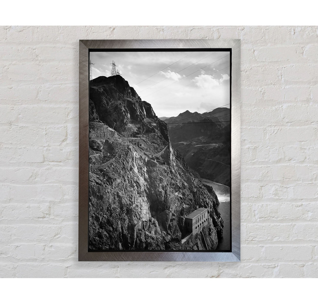 Ansel Adams Cliffs Above Boulder Dam - Einzelne Bilderrahmen Kunstdrucke