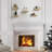 9" Square Tile Floating Shelves with Invisible Mounting Set of 4-603226789