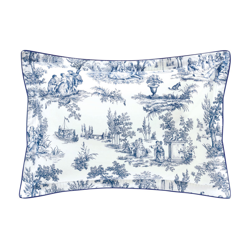 Galante Cotton Toile Sham Set, King