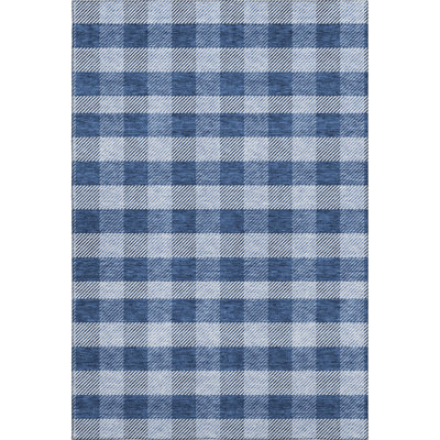 Premium Machine Washable Prisco Navy Rug