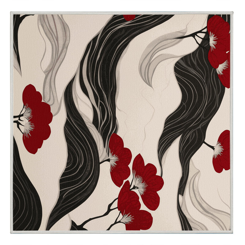 Spring Drift Rug, Square 3'