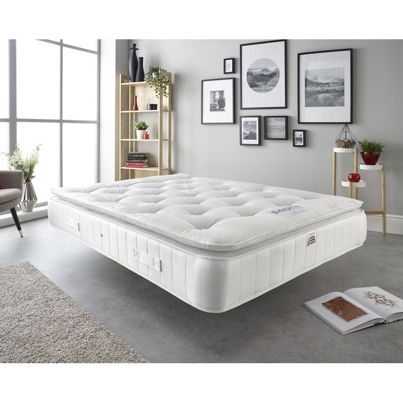 Aspire Pillow Top Open Coil Mattress, Kingsize (5')