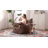 Modern Compression 39"W Oversized Corduroy Bean Bag Chair Filled with Memory Sponge-1320730024